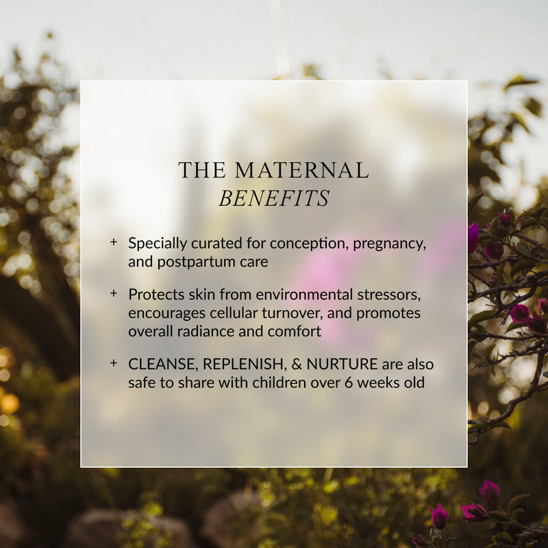 MATERNAL COLLECTION for conception, pregnancy and postpartum